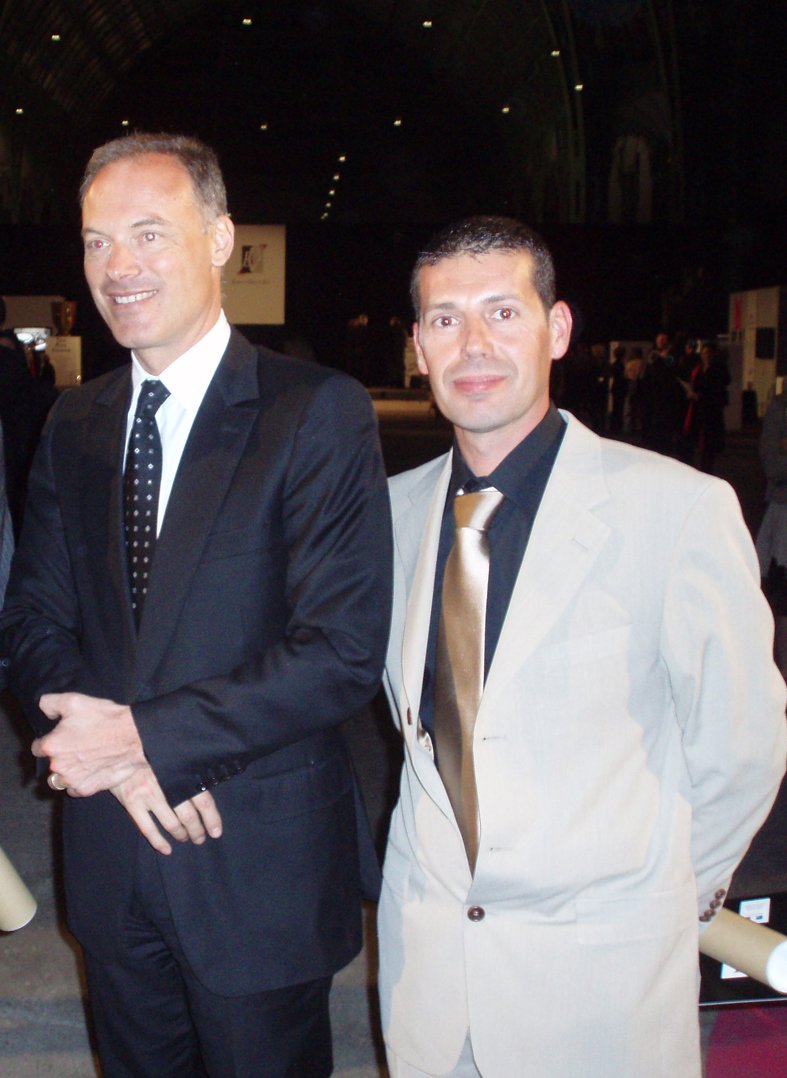 Label des Entreprises du Patrimoine Vivant. Remis le 15 Mars 2007 par Monsieur le minstre des PME de l'Artisanat et des Professions Libéralles au Grand Palais à Paris. Photo prise avec monsieur Dutreil,ministre des PME